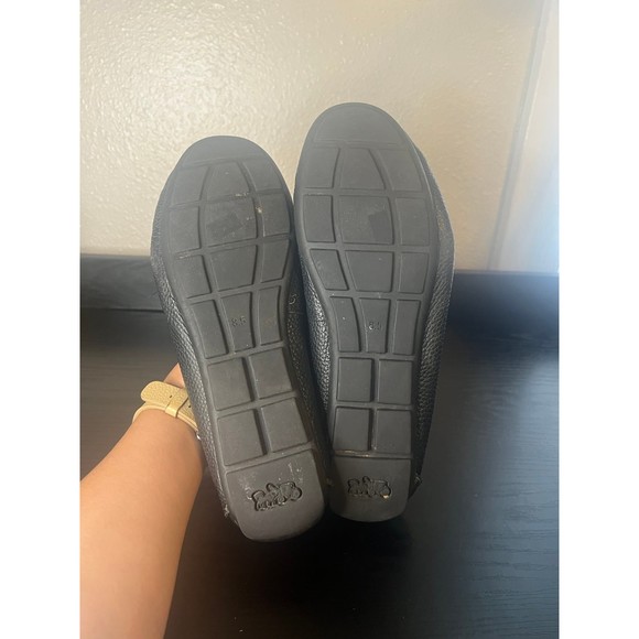 Coach McKenna Driver Leather Loafer Shoes Black Size 8.5 - Picture 8 of 12